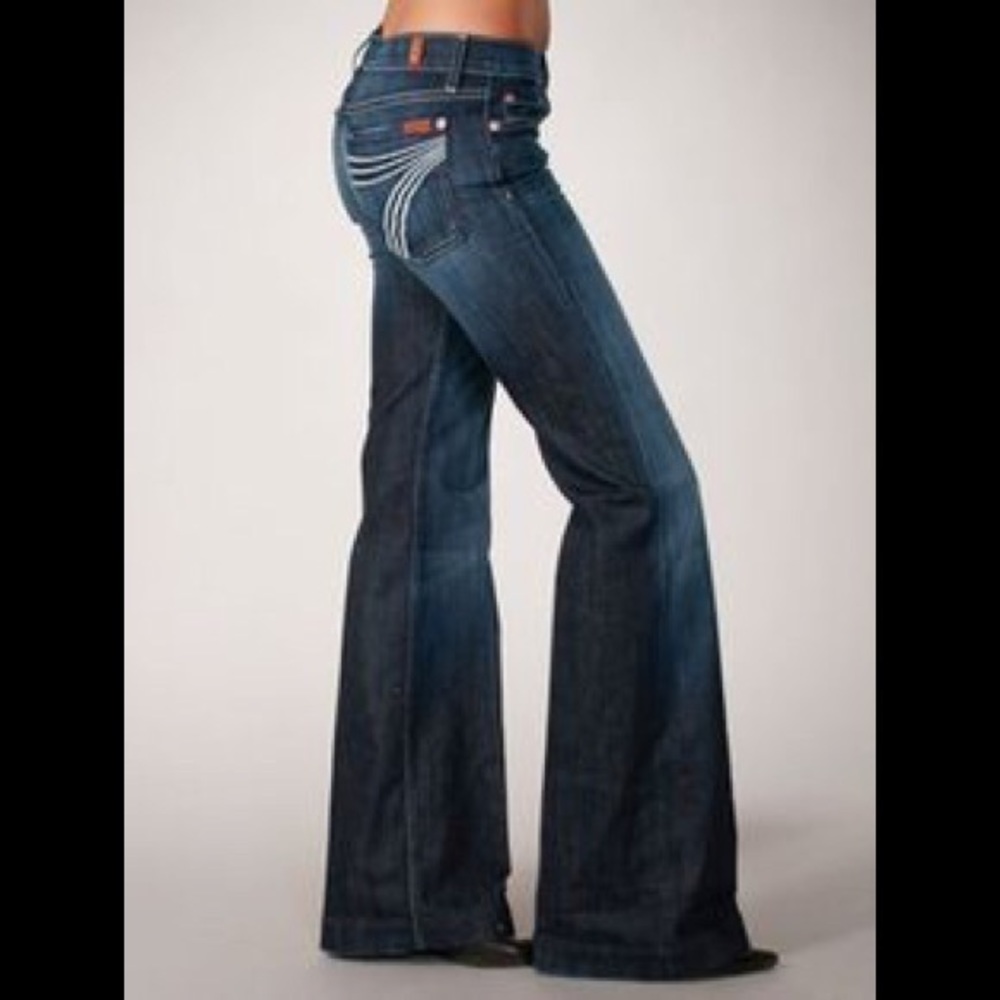 7 for all Mankind Dojo Flip Flop jeans size 28